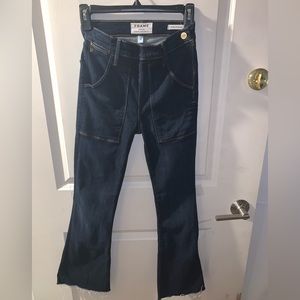 FRAME raw cut dark highrise denim jeans size 24